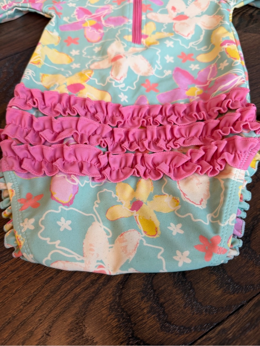 6-12 Month RuffleButts Swimsuit - Picture 5 of 7